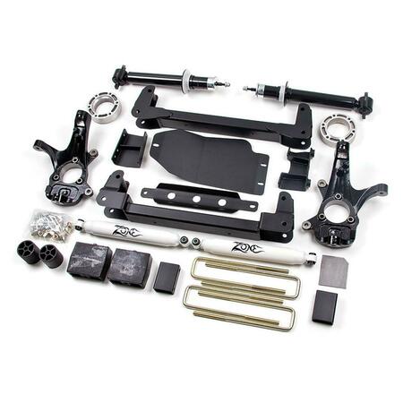 ZONE OFFROAD 4 in. Rear Block Kit for 2015 Chevy Colorado ZORZONC2409